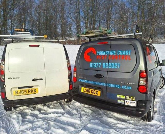Yorkshire Coast Pest Control Vehicles